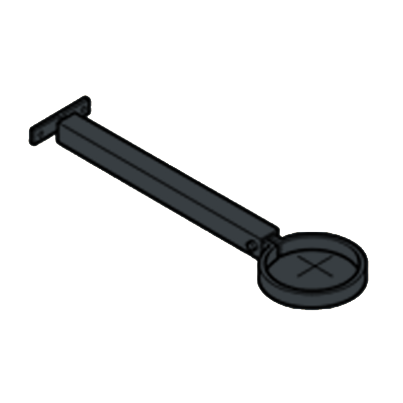 Extension Base Aluminium Heritage Downpipe Clamp + 250mm Base - 63mm