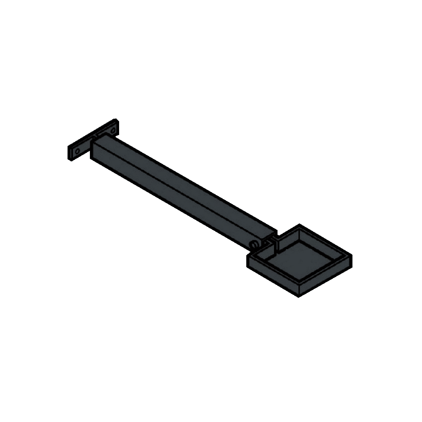 Extension Base RWP Clamp & 250mm Base - 100 x 75mm