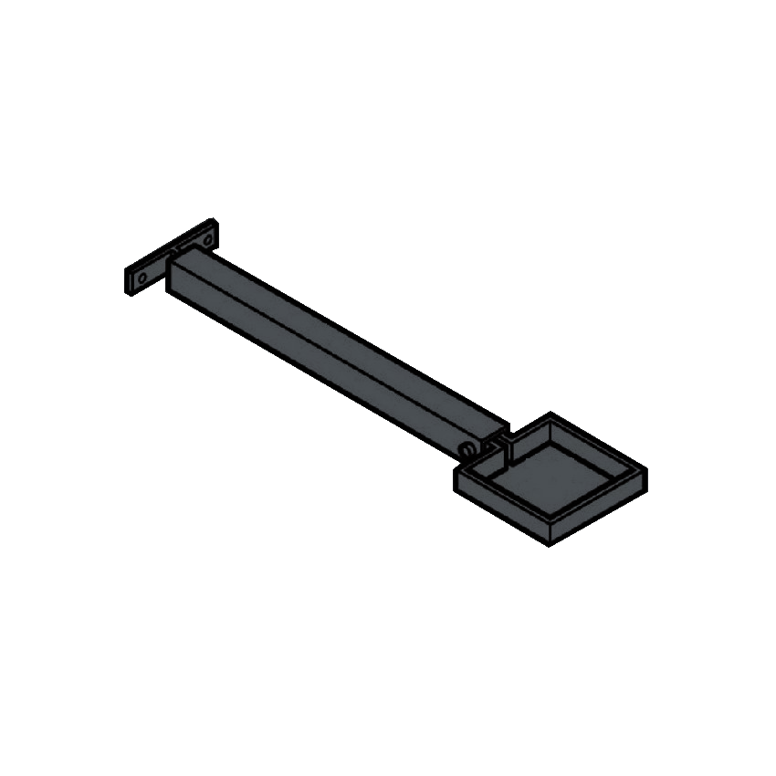 Extension Base RWP Clamp & 250mm Base - 100 x 75mm
