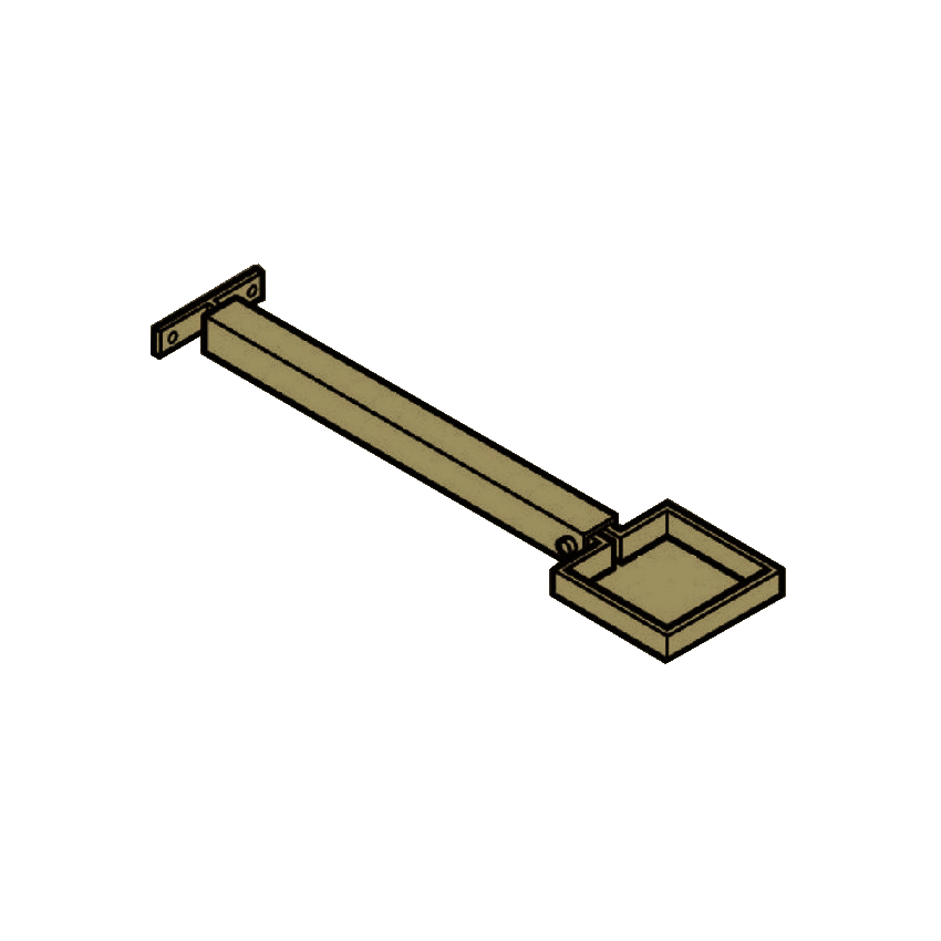 Extension Base RWP Clamp & 250mm Base - 100 x 75mm