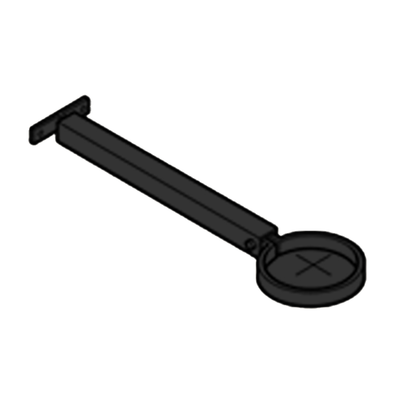 Extension Base Aluminium Heritage Downpipe Clamp + 250mm Base - 63mm