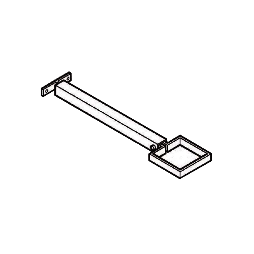 Extension Base RWP Clamp & 250mm Base - 100 x 75mm