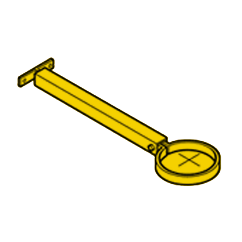 Extension Base Aluminium Heritage Downpipe Clamp + 250mm Base - 63mm