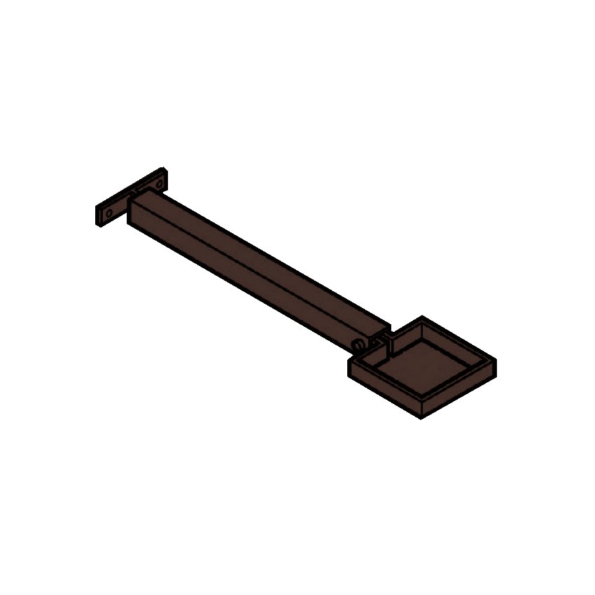 Extension Base RWP Clamp & 250mm Base - 100 x 75mm