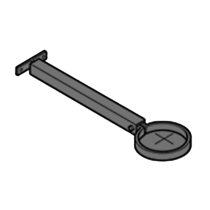 Extension Base Aluminium Heritage Downpipe Clamp + 250mm Base - 63mm