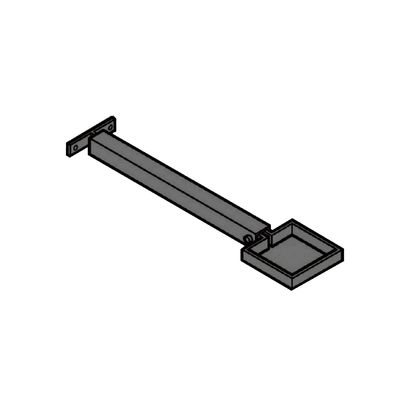 Extension Base RWP Clamp & 250mm Base - 100 x 75mm