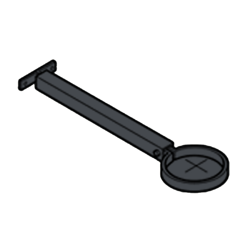 Extension Base Aluminium Heritage Downpipe Clamp + 250mm Base - 63mm