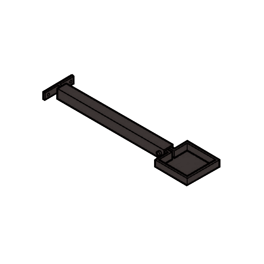 Extension Base RWP Clamp & 250mm Base - 100 x 75mm