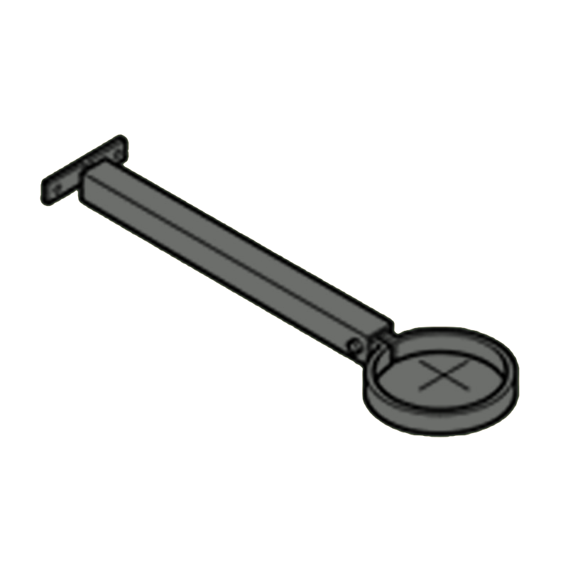 Extension Base Aluminium Heritage Downpipe Clamp + 250mm Base - 63mm