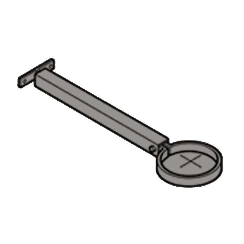 Extension Base Aluminium Heritage Downpipe Clamp + 250mm Base - 63mm
