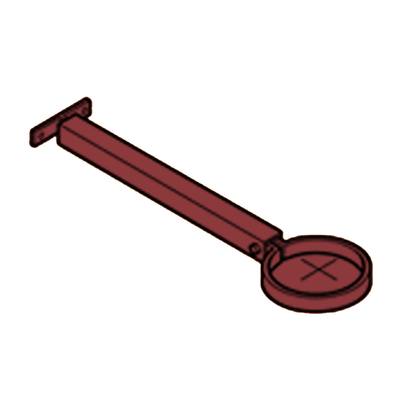Extension Base Aluminium Heritage Downpipe Clamp + 250mm Base - 63mm