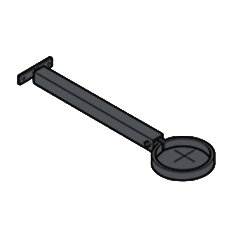 Extension Base Aluminium Heritage Downpipe Clamp + 250mm Base - 63mm