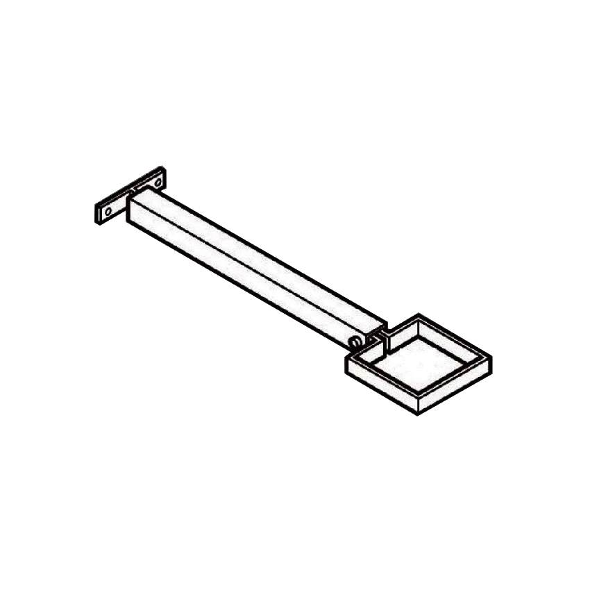Extension Base RWP Clamp & 250mm Base - 100 x 75mm