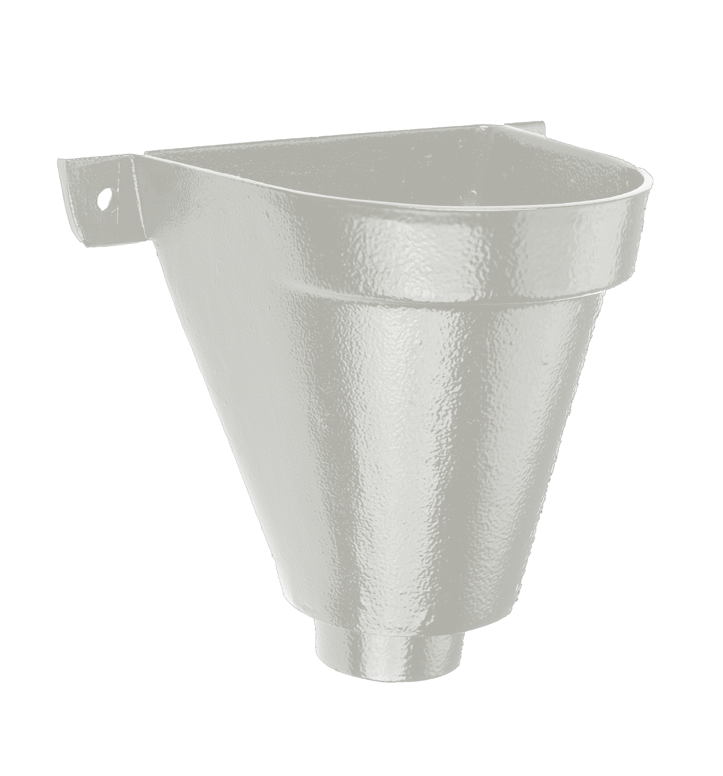 Aluminium Heritage Downpipe Hopper Flat Back - 63mm