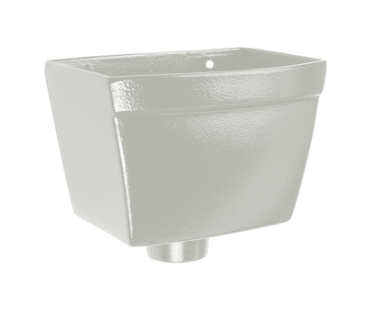 Aluminium Heritage Downpipe Hopper Rectangular - 63mm