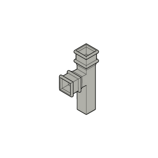 92.5 degree RWP Branch - 75 x 75mm