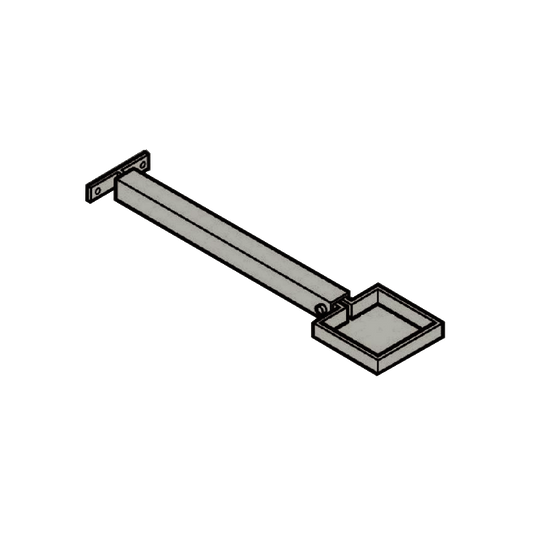 Extension Base RWP Clamp & 250mm Base - 100 x 100mm