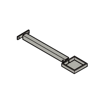 Extension Base RWP Clamp & 250mm Base - 100 x 75mm