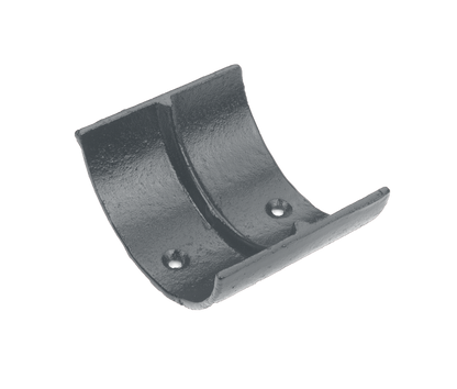 Half Round Cast Iron Union Clip Painted - 125mm