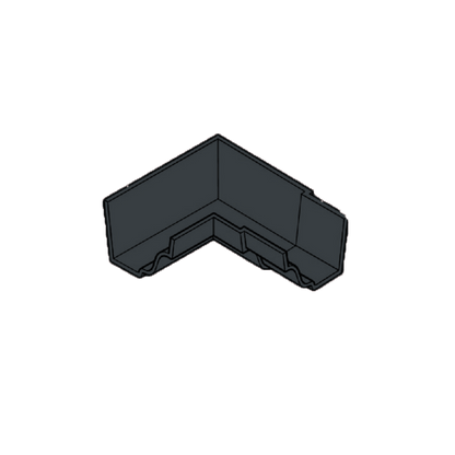 Moulded 90 Internal Angle Painted - 100x75mm