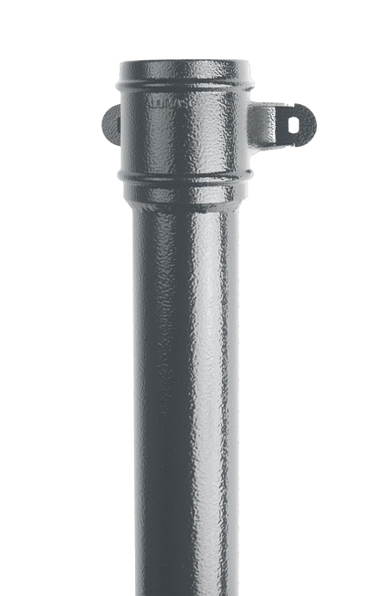 75mm Aluminium Heritage Downpipe Eared Length - 3m