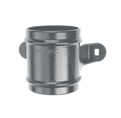 Aluminium Heritage Downpipe Socket Eared With Ears - 100mm