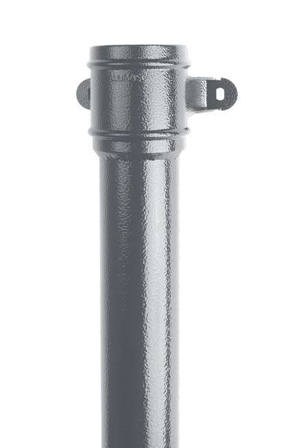 63mm Aluminium Heritage Downpipe Length Eared - 2m