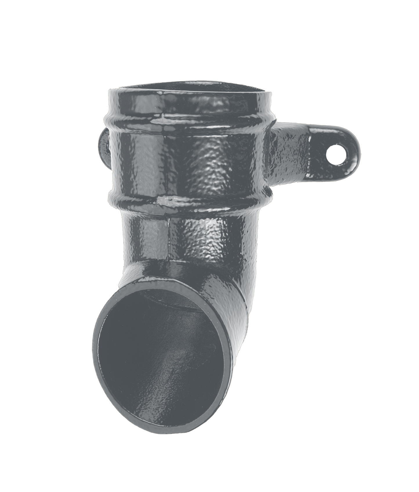 Aluminium Heritage Downpipe Eared Shoe Pipe With Ears - 63mm