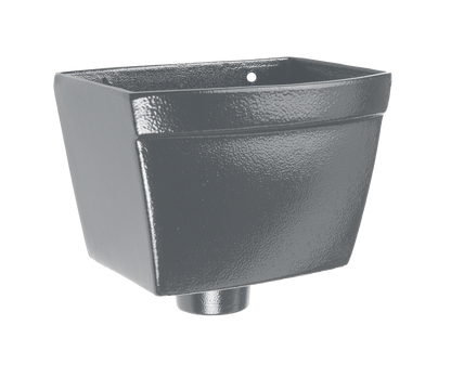 Aluminium Heritage Downpipe Hopper Rectangular - 75mm