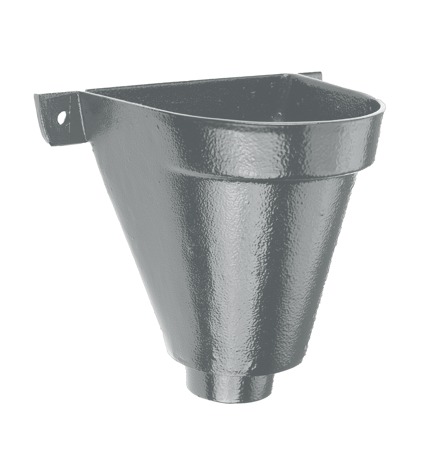 Aluminium Heritage Downpipe Hopper Flat Back - 75mm