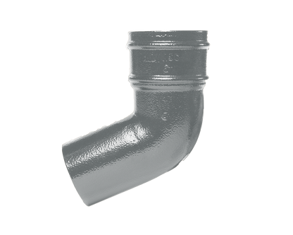 112.5 degree Aluminium Heritage Downpipe Bend - 75mm