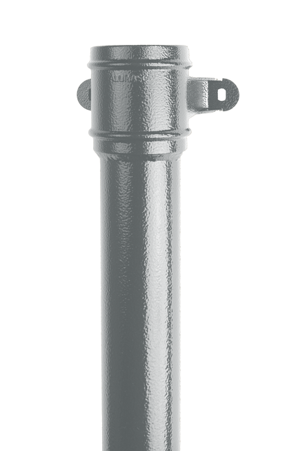 63mm Aluminium Heritage Downpipe Length Eared - 1m