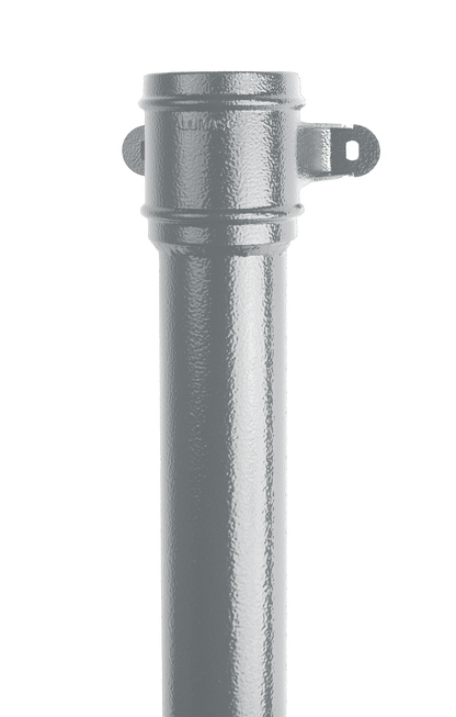 63mm Aluminium Heritage Downpipe Length Eared - 2m