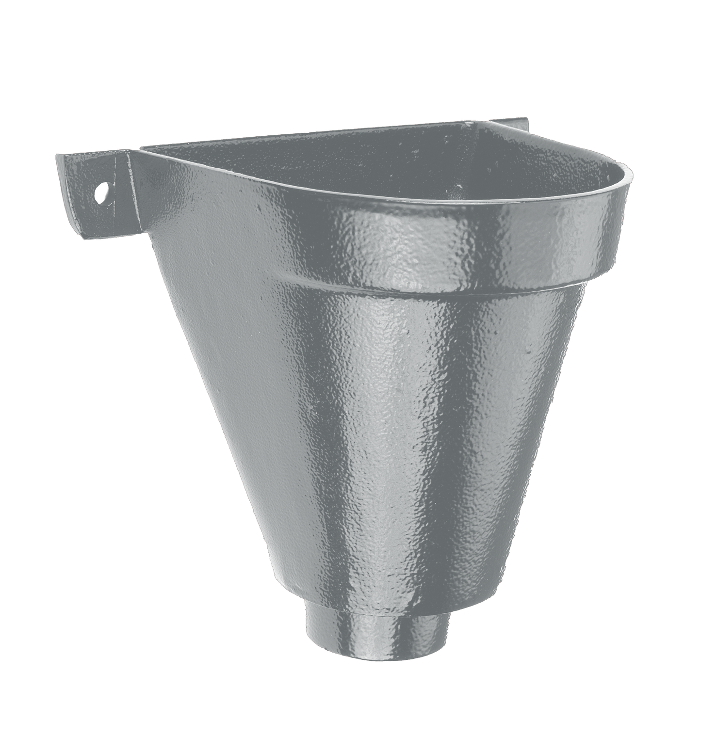 Aluminium Heritage Downpipe Hopper Flat Back - 63mm