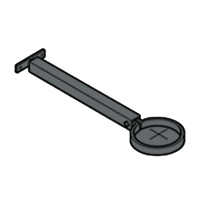 Extension Base Aluminium Heritage Downpipe Clamp + 250mm Base - 75mm