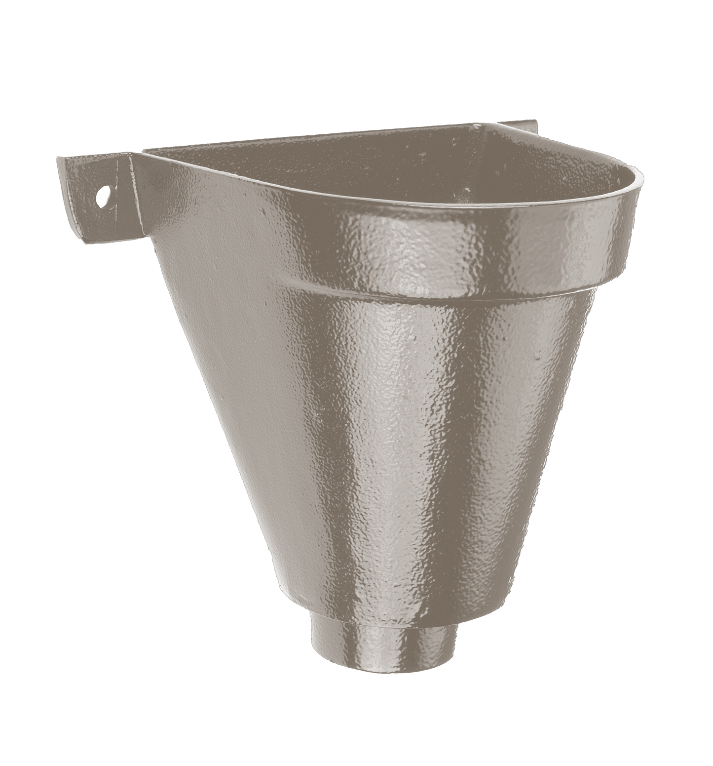 Aluminium Heritage Downpipe Hopper Flat Back - 100mm