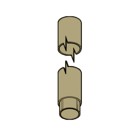 76.5mm Flushjoint 1m RWP