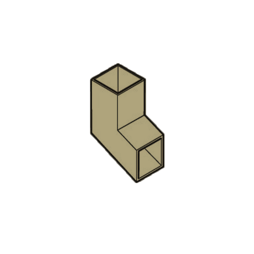 72x72mm Flushjoint RW Shoe