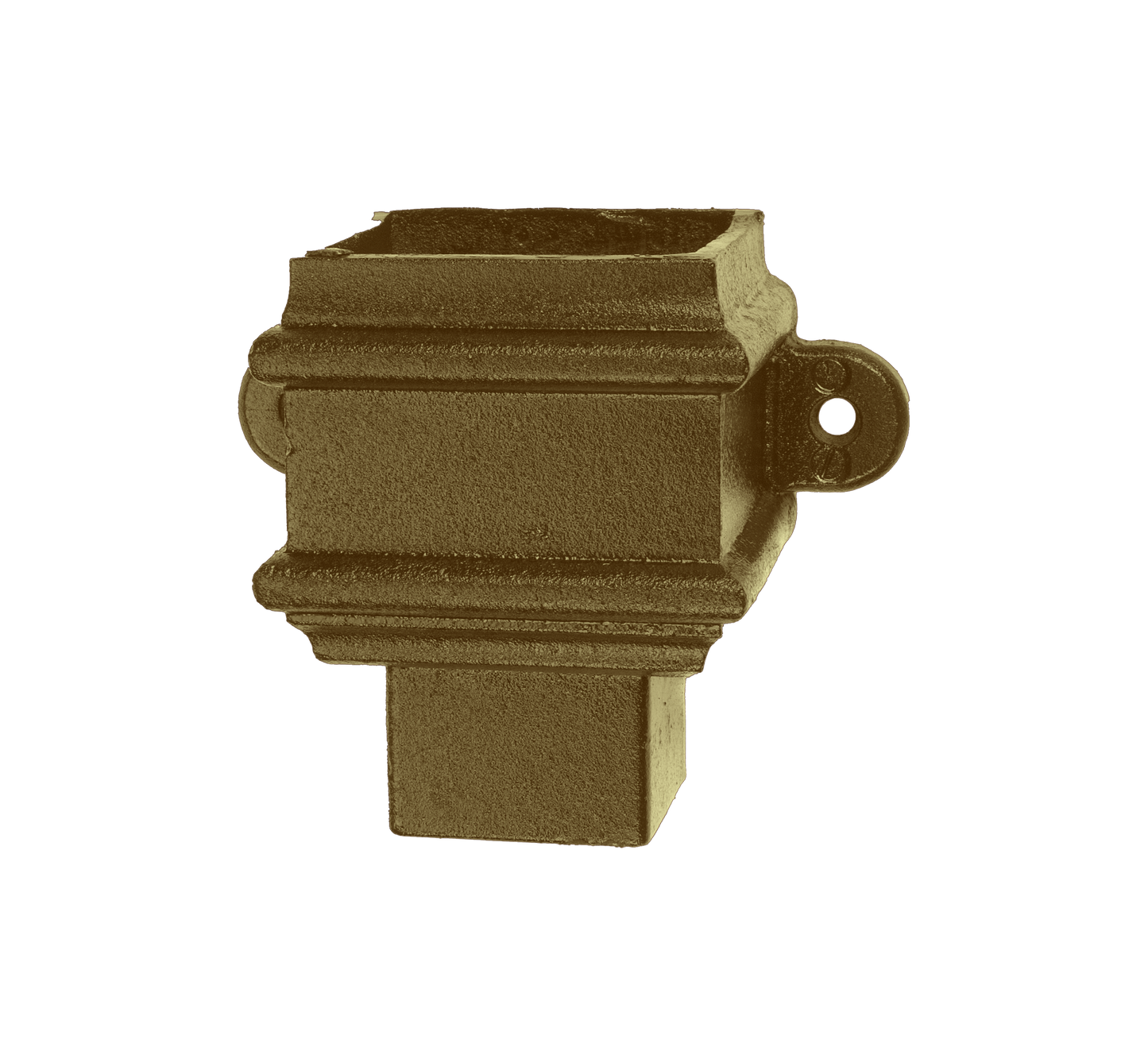 100x100mm CI RWP Socket Eared Painted - 100x100mm