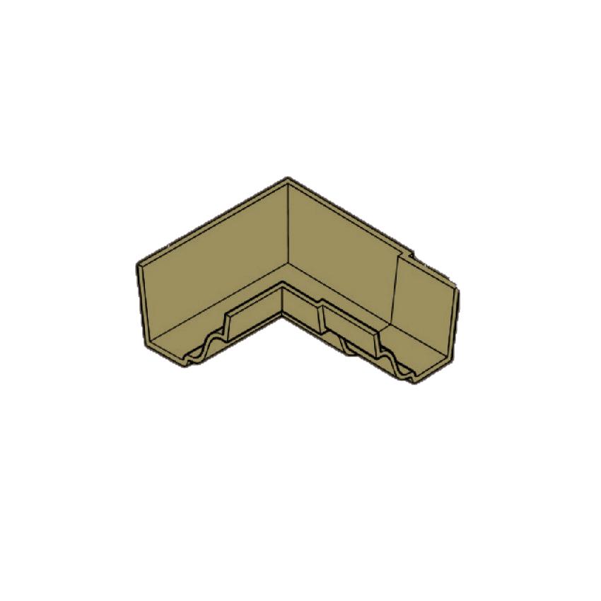 Moulded 90 Internal Angle Painted - 125x100mm