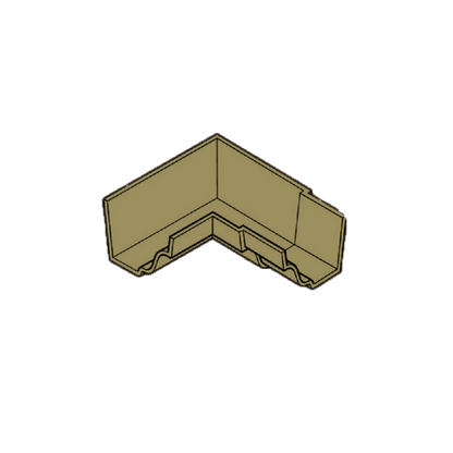 Moulded 90 Internal Angle Painted - 125x100mm