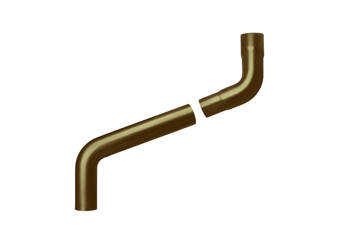 63mm Swaged 2-Pt Offset 63 x 750mm - 750mm