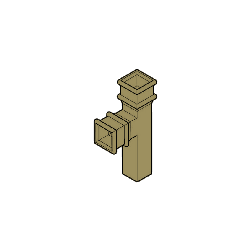 92.5 degree RWP Branch - 100 x 100mm