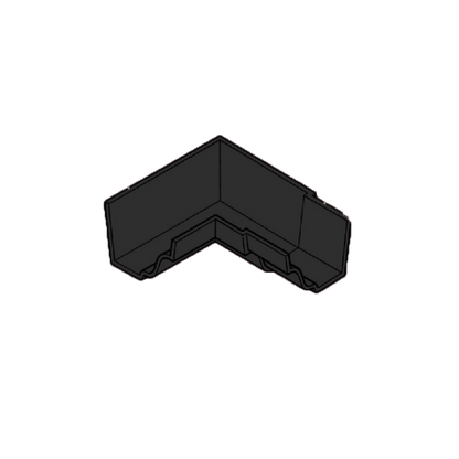 Moulded 90 Internal Angle Painted - 125x100mm