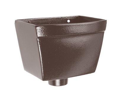 Aluminium Heritage Downpipe Hopper Rectangular - 63mm