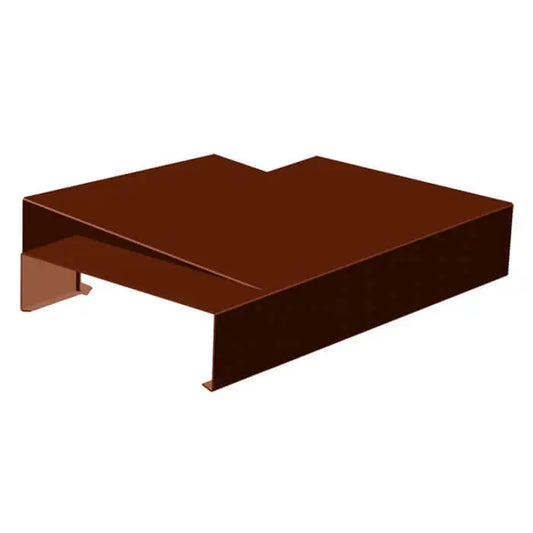 Aluminium Sloping Wall Copings Tee Junctions Alumasc Skyline - Chocolate Brown(8017m)