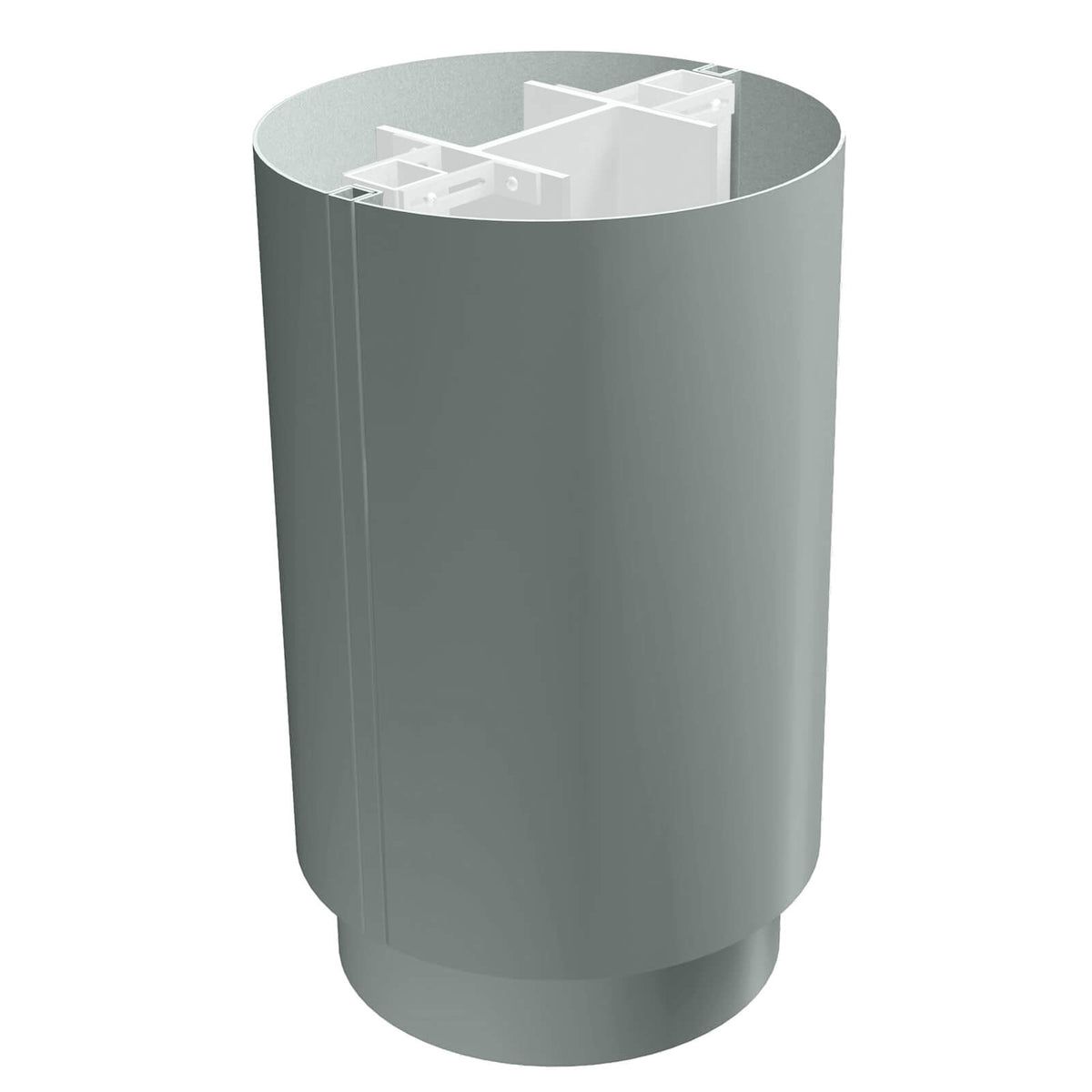 Aluminium Column Casings Circular 3m Length Alumasc Skyline - Basalt G ...
