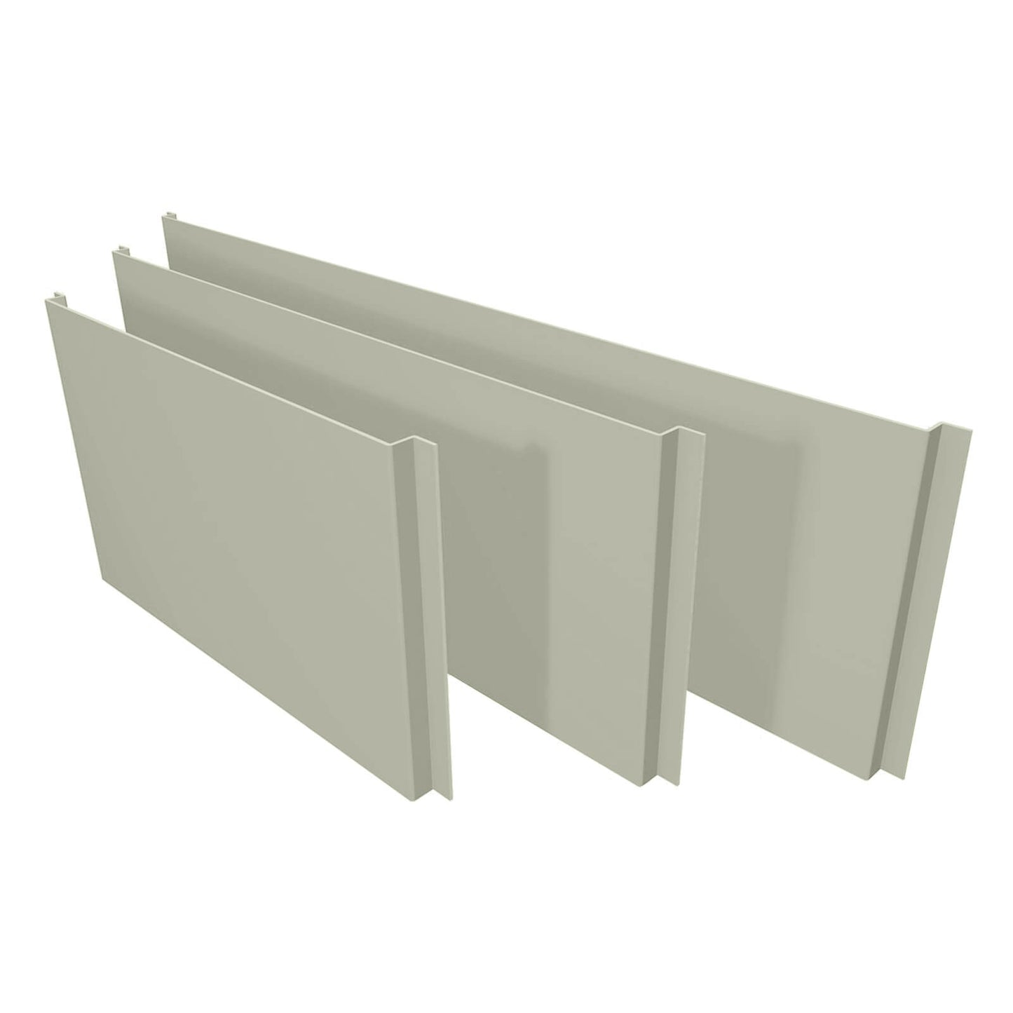 Aluminium Column Casings Universal Flat Extension Panel Alumasc Skyline - Agate Grey (7038m)