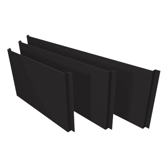 Aluminium Column Casings Universal Flat Extension Panel Alumasc Skyline - Black (9017m)