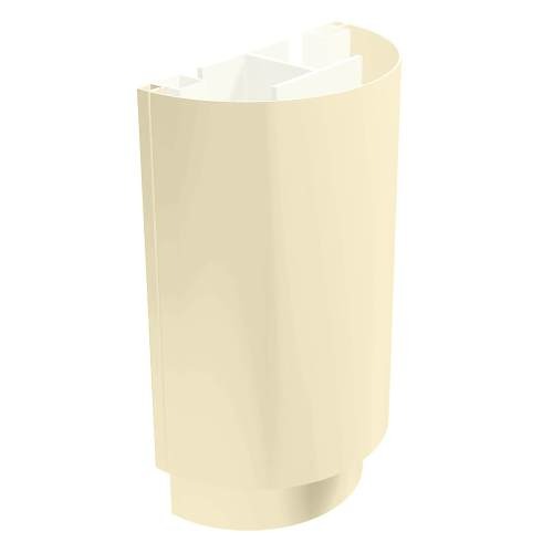 Aluminium Column Casings Semi-Circular 3m Length Alumasc Skyline - Pearl White (1013m)